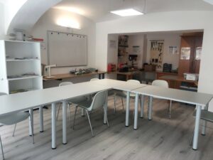 Seminarraum mit Werkstatt