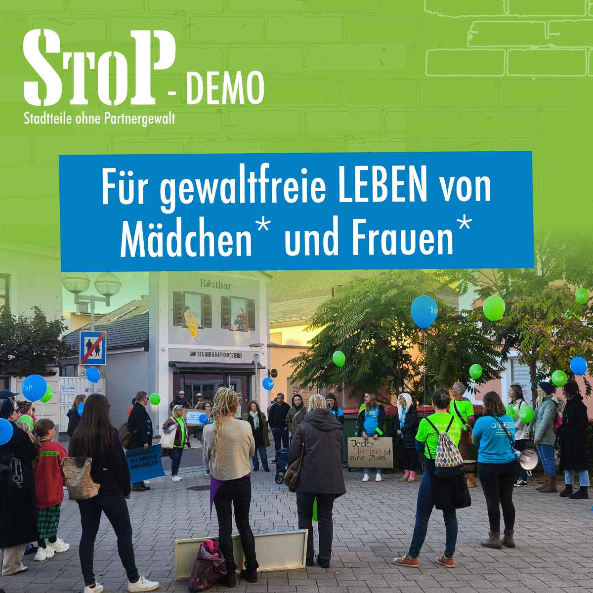 StoP-Demo - für gewaltfreie Leben von Mädchen* & Frauen*